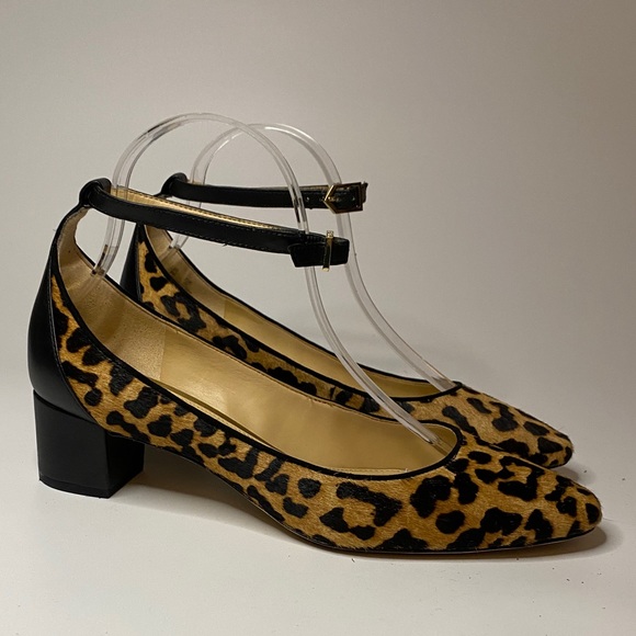 Sam Edelman Shoes - Sam Edelman Lola Leather Leopard Print Calf Hair 8